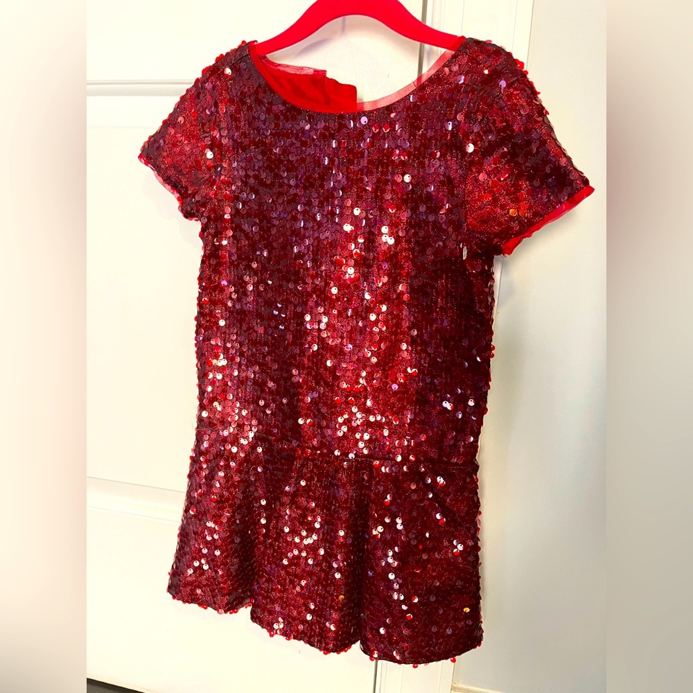 Gap Kids Sequin Holiday Dress xs(4-5)